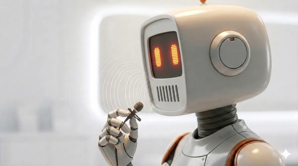 The robot at a mixing desk